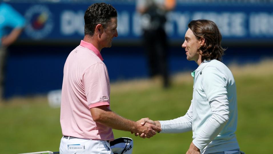 Justin Rose and Tommy Fleetwood – the two main protagonists in the R2D